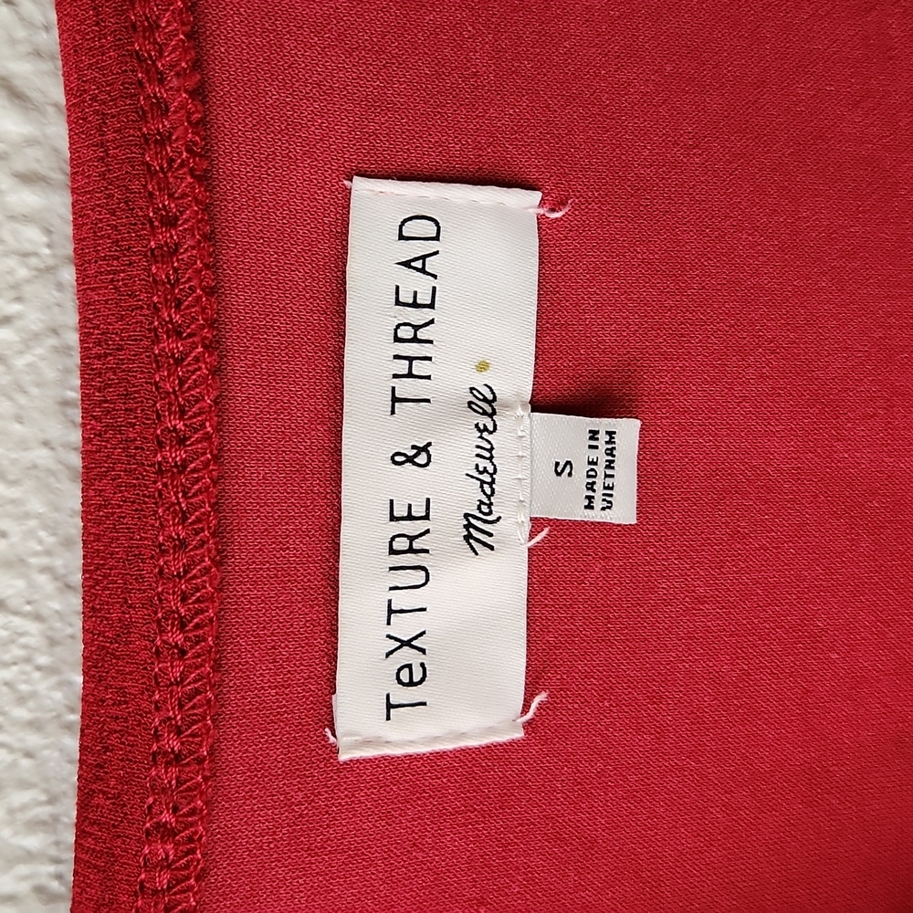 Madewell Texture & Thread Crepe Wrap Top Size S - Picture 2 of 12